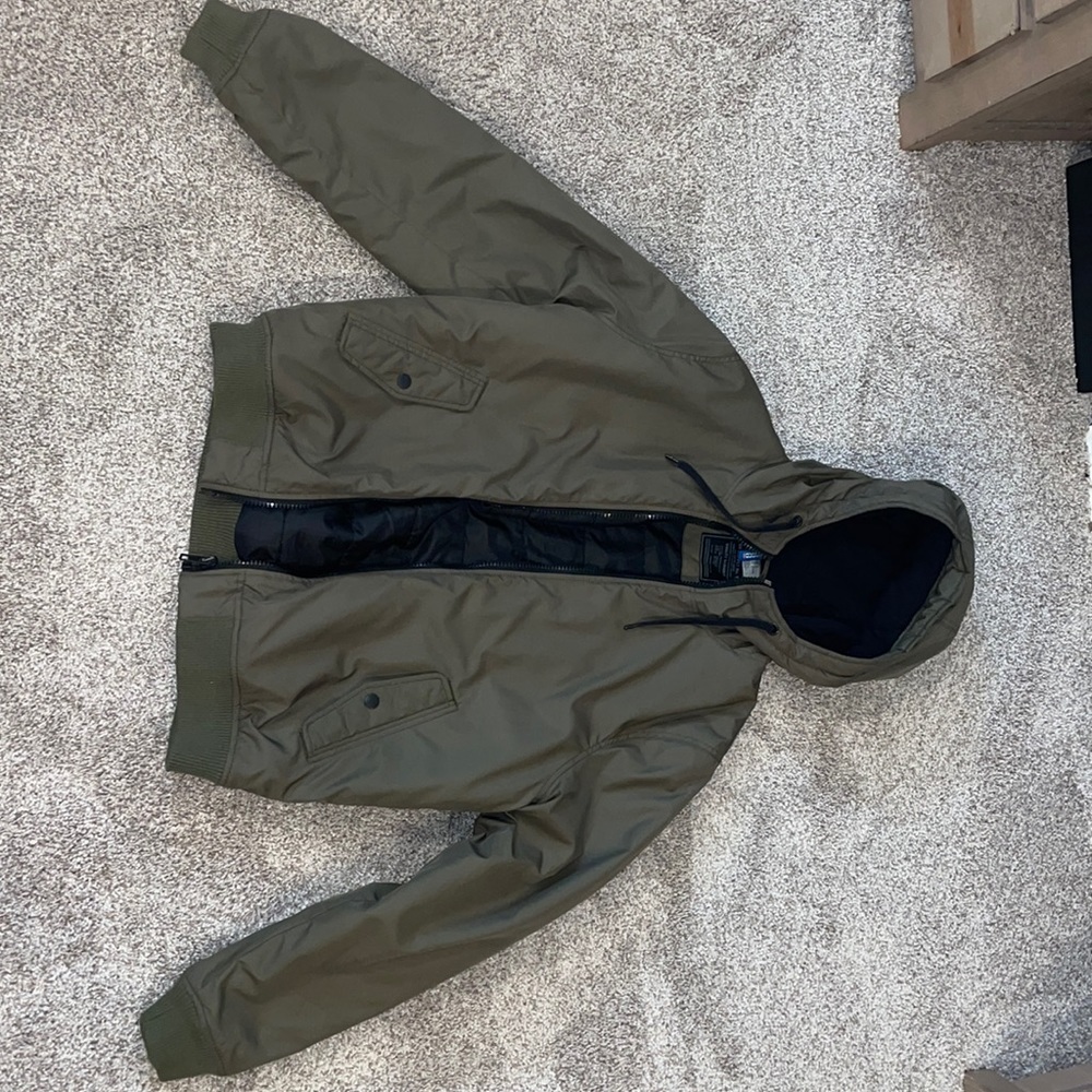 Large green H&M coat